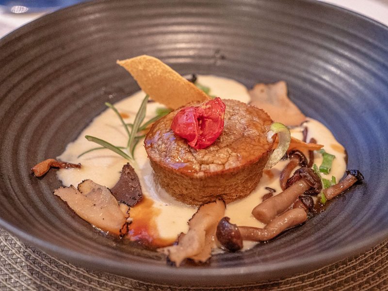 A delicious savoury flan 