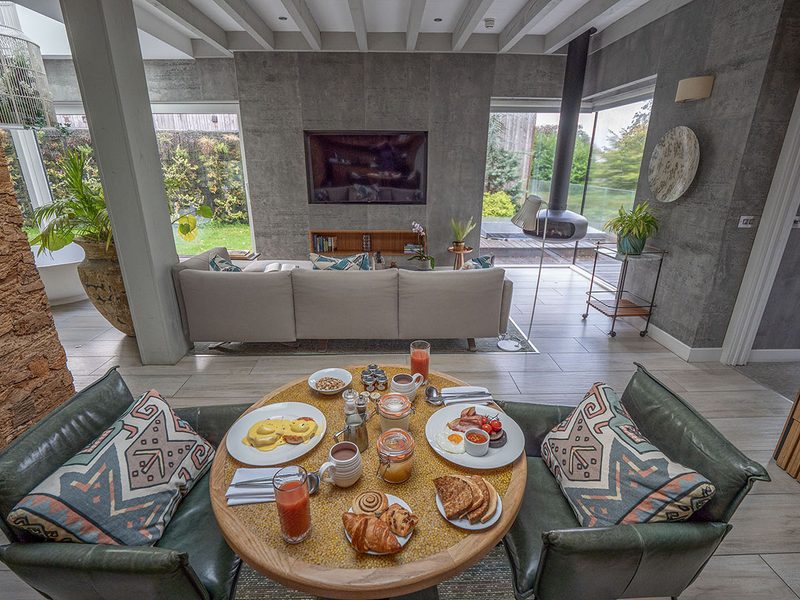 Breakfast in our Spa Suite at The Gilpin Hotel