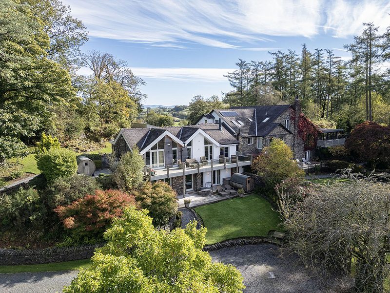Gilpin Lake House aerial view
