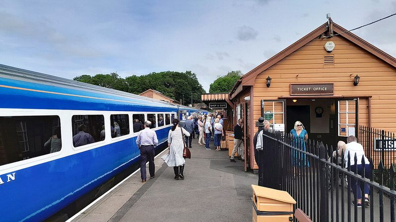 Midland Pullman at Bishops Lydeard station