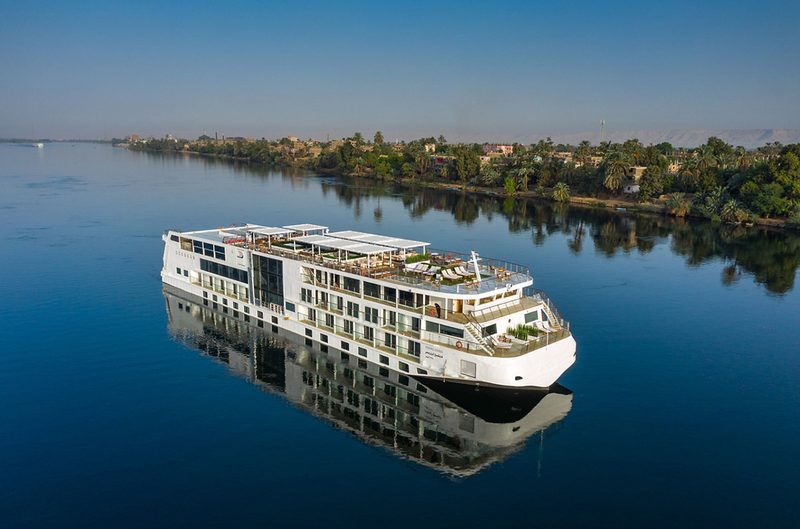 Osiris river cruise ship on the Nile in Egypt